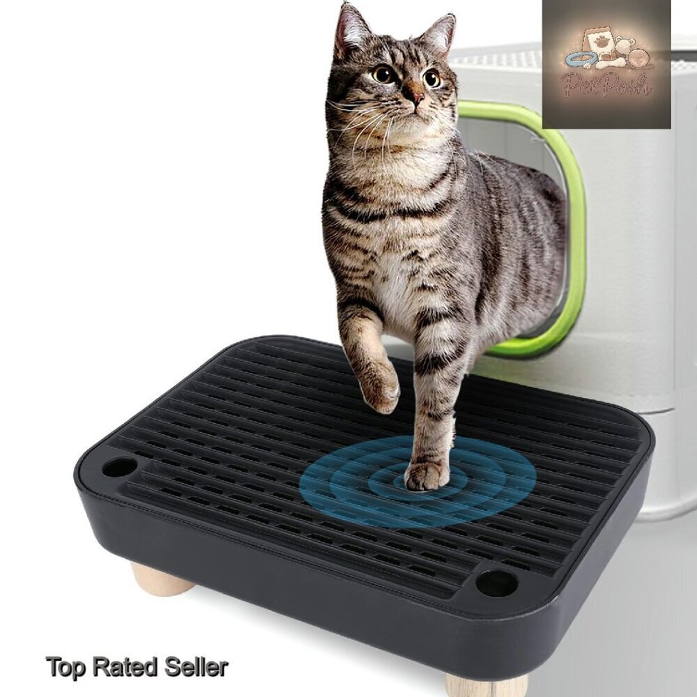 Cat Litter Box Step Ramp Stool With Non-Slip Mat For Kittens Elderly Pets